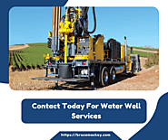 Licensed and Skilled Water Well Drilling Company