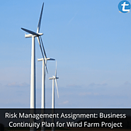 Risk Management Assignment: Business Continuity Plan for Wind Farm Project | Total Assignment Help