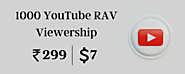 Buy 1000 Youtube RAV Viewership