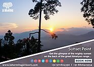 Sunset at The Hills of Lahermitage in Lansdowne Uttarakhand