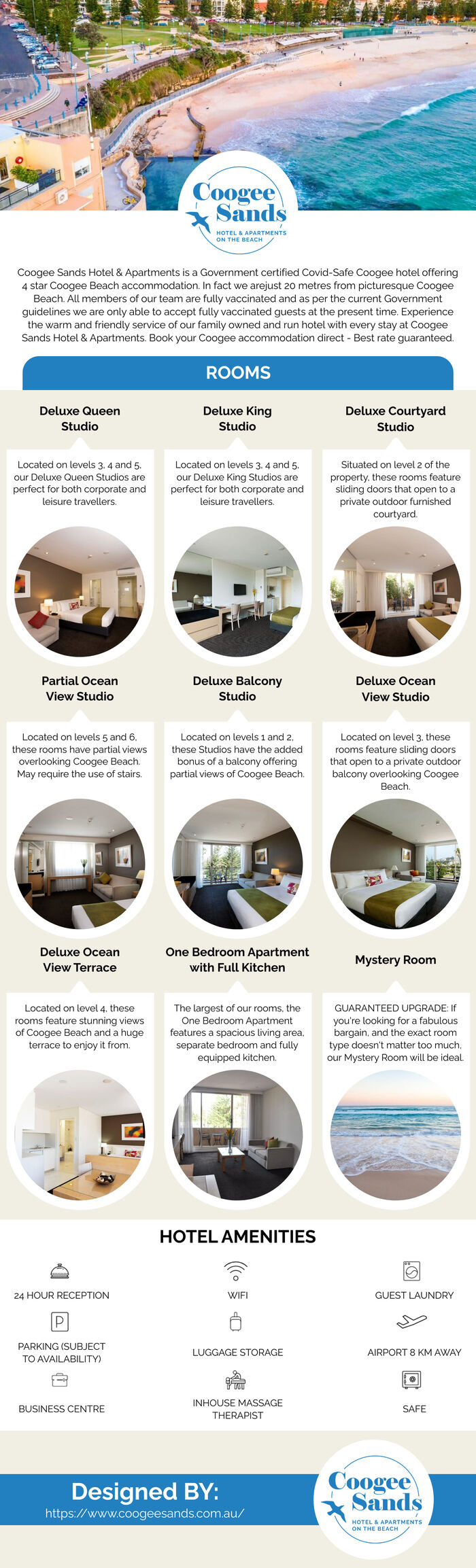 This infographic is designed by Coogee Sands Apartments