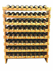 72 Bottle Wine Rack Wine Storage Rack Bamboo Wine Rack - Decomil | DECOMIL