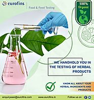 We handhold you in the testing of herbal products