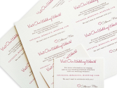 Print Wedding Stationery With MS Word Tables