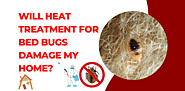 How will heat treatment for bed bugs damage my home?