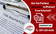 Secure Your Peace of Mind with Title Insurance Policy!