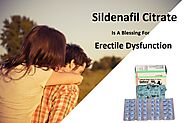 Sildenafil Citrate Is A Blessing For Erectile Dysfunction Patients