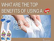 Which Are The Advantages Of Using A Good Fabric Stain Remover?