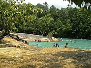 Emerald pool, blue pool and Krabi hot springs