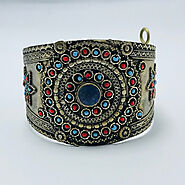 Gypsy Kuchi Bracelet With Beaded Stones – Vintarust