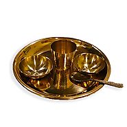 Website at https://pavitrata.in/index.php/product/brass-plate-for-pooja-panchpatra-bhog-thali/