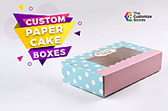 How Custom Paper Cake Boxes Will Boost Your Product Sales?