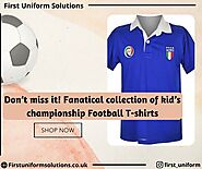 Kid’s Championship Half Sleeves Football T-shirts