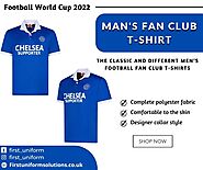 The all-new men’s football fan club T-shirts with mesmerizing features