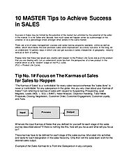 10 MASTER Tips to Achieve Success in SALES.docx