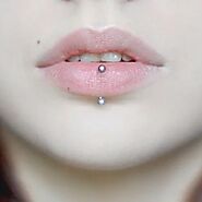 Angel Kiss or The Vertical Labret Piercing Guide and Pictures