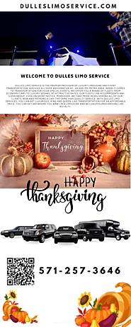 Dulles Limo Service for Thanksgiving Day