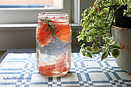 Grapefruit Rosemary Infused Water