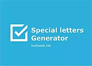 Special letters Generator - (𝓬𝓸𝓹𝔂 𝖆𝖓𝖉 𝓹𝓪𝓼𝓽𝓮) Toolzweb