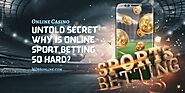 Online Sports Betting Malaysia (The Untold Secrets) MD88