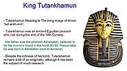 Tutankhamun Meaning