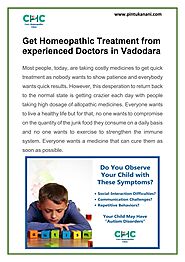 Get Homeopathic Treatment from experienced Doctors in Vadodara by CureHomeopathic