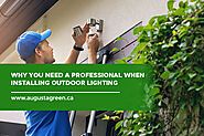 Why You Need a Professional When Installing Outdoor Lighting | Augusta Green Sprinklers Inc.