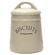 French-inspired "Biscuits" Cookie Jar Canister