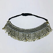 Silver Kuchi Vintage Choker Necklace With Tassels – Vintarust