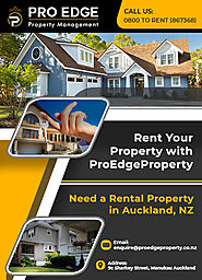 Simple Ways To Manage Your Rental Property In Auckland - Proedge Property Management