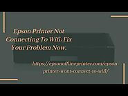 How to Troubleshoot Epson Printer Not Connecting To Wifi