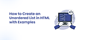 How to Create an Unordered List in HTML with Examples - Pixel Perfect HTML