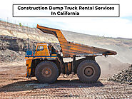 Dump TRuck Rental In California