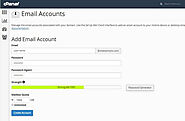 Managing Email Accounts in cPanel