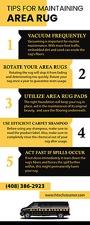 Tips for Maintaining Area Rug [Infographic]
