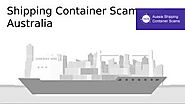 Shipping Container Scams