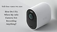 Arlo -Camera Not Recording or Detecting Motion? 1-8057912114 Instant Fixes