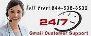 For Gmail account issues Call at 1-844-538-3532