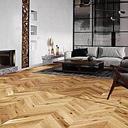 Chevron Wood Brushed Matt Lacquered – Floor Land