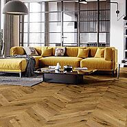 Chevron Engineered Wood Smoked Oak – Floor Land