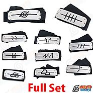 All Akatsuki Headbands Set 10PCS | Naruto Universe Official