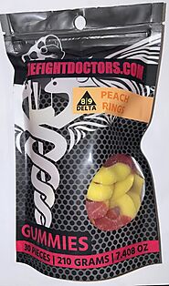 Try Delta 8/9 Peach Rings, Cherry Sours & Mixed Fruit Snacks