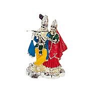 Radha Krishna Car dash board Stand - Blue | Krishna Collections Canada