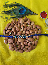 Send beautiful rakhi with dry fruits gift hampers in Canada