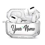 360° Protective Case for Airpods Pro Full Protective Dustproof TPU Clear Cute Case Cover | Print Online.ae