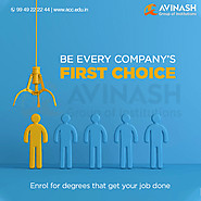 Enroll for Degrees that Get Your Job Done - Avinash College