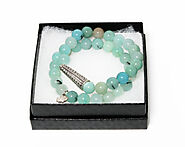 Best Amazonite Bracelet Set Women For Sale - Scarves and Fedoras