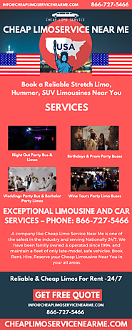 Cheap Limo Service Near Me