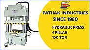 Hydraulic Press 4 Pillar, 100 Ton, By Pathak Industries, Since 1960, Kolkata, Howrah