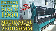 Mechanical Shearing Machine 2500x6mm By Pathak Industries Since 1960 Howrah kolkata